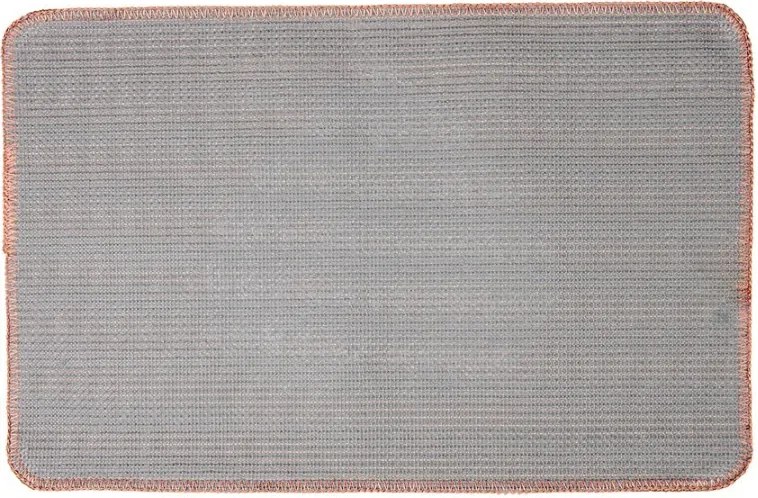 Ružová kúpeľňová predložka so srdiečkom - 58*38*1 cm