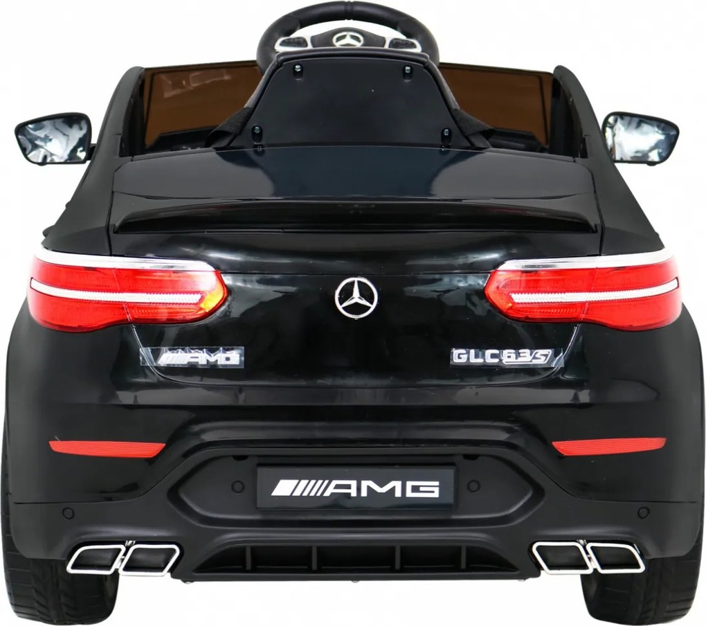 Ramiz Mercedes Benz GLC63S pre deti Čierna Suv + diaľkové ovládanie + pohon 4x4