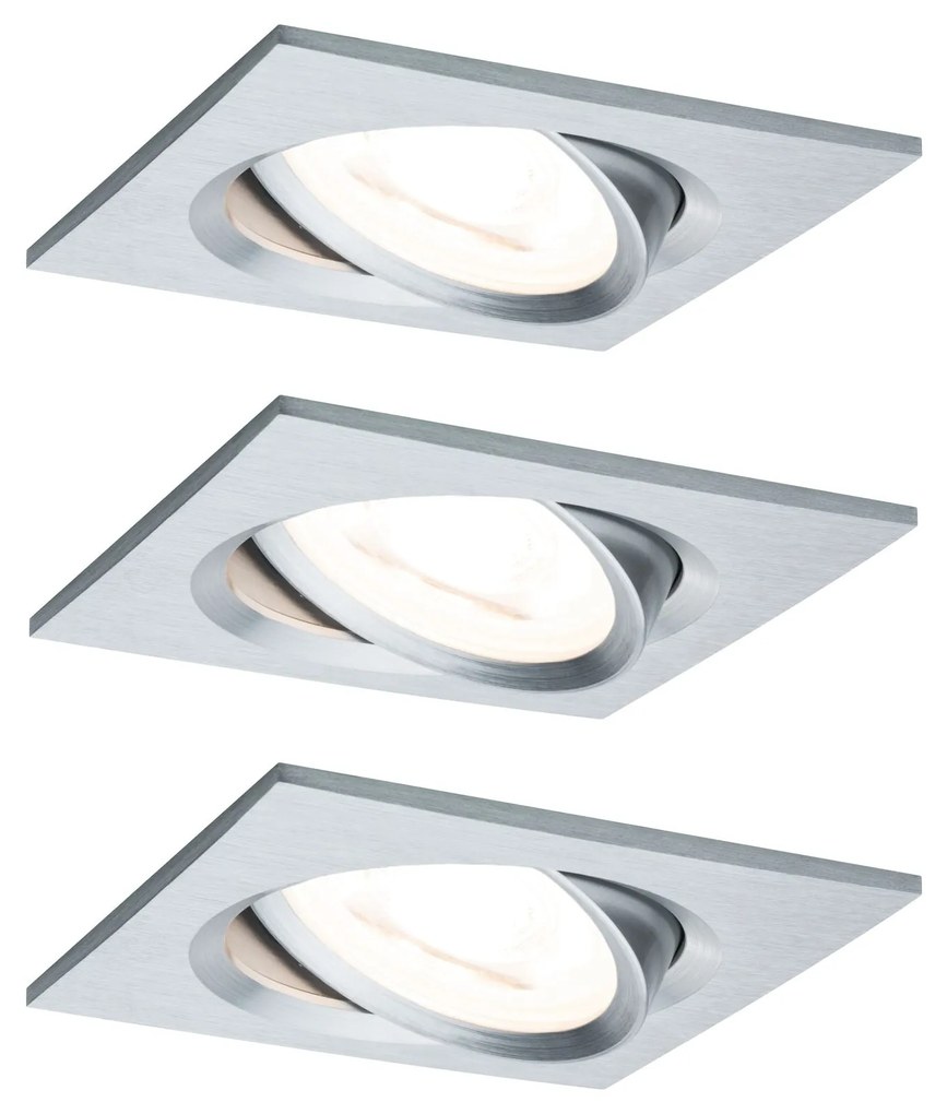 Zápustné - podhľadové svietidlo PAULMANN LED NOVA GU10 3KS 93438