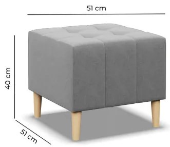 Taburetka ELMA sivá