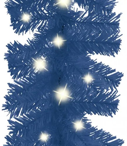 vidaXL Vianočná girlanda s LED svetielkami 20 m modrá-