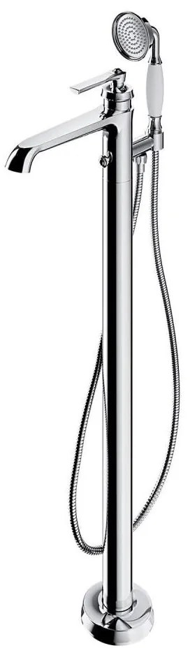 OMNIRES AM5233CR - Voľne stojacia vaňová sada s batériou ARMANCE lesklý chróm