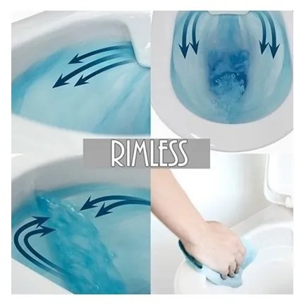Závesný set GEBERIT Duofix Basic+ WC CARMEN Rimless 49 x 37 cm + pomaly padajúca doska Slim, biela, 3388XX00+39040100