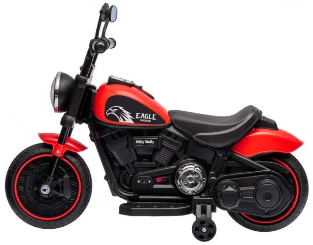 Elektrická motorka Eagle červená