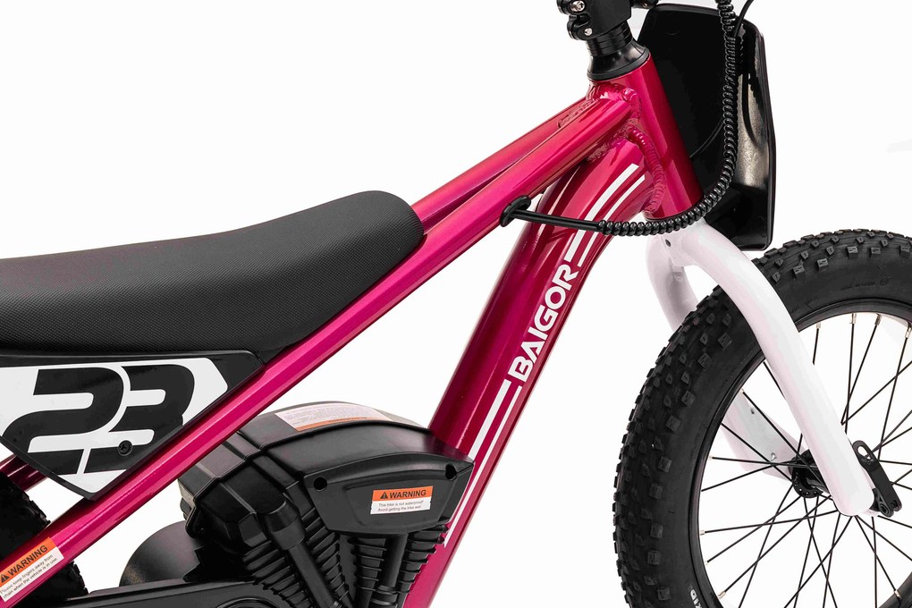 Ramiz Detská batériová motorka BAIGOR 23 PRO ružová