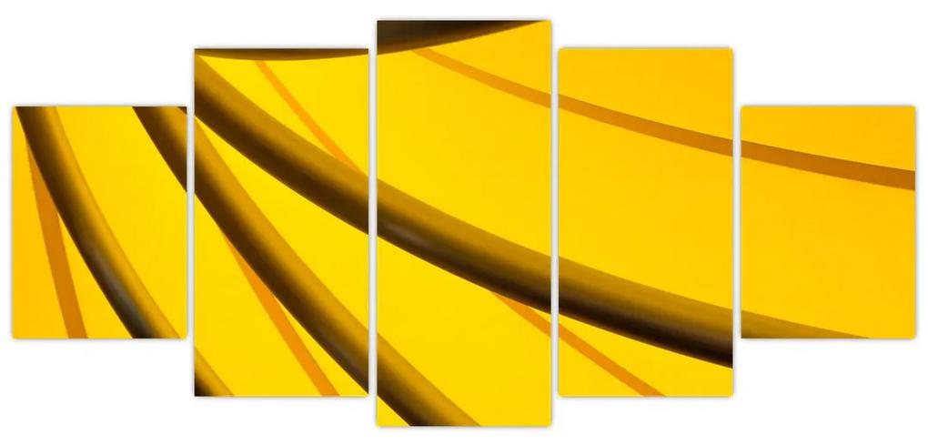 Žltá abstrakcie