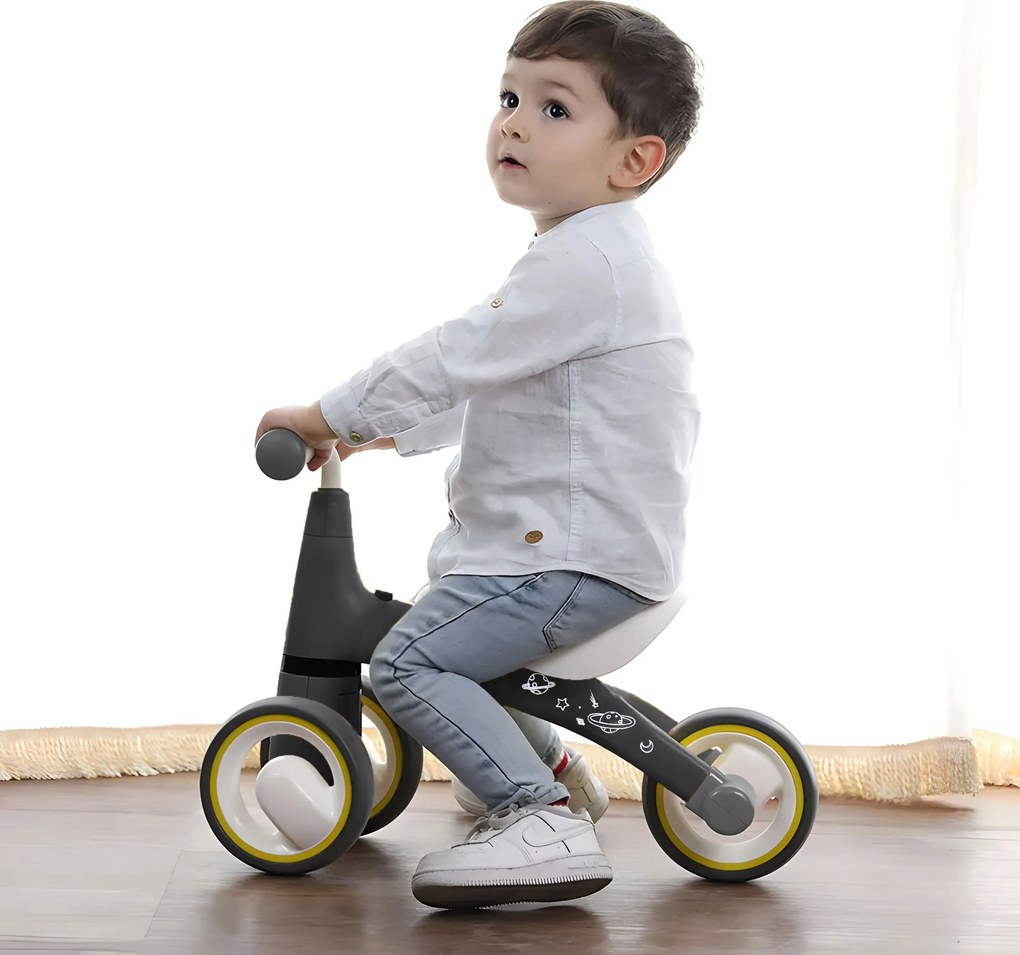 ECOTOYS detské odrážadlo 12–36 mesiacov "Kosmos" EVA kolesá, ľahké a bezpečné