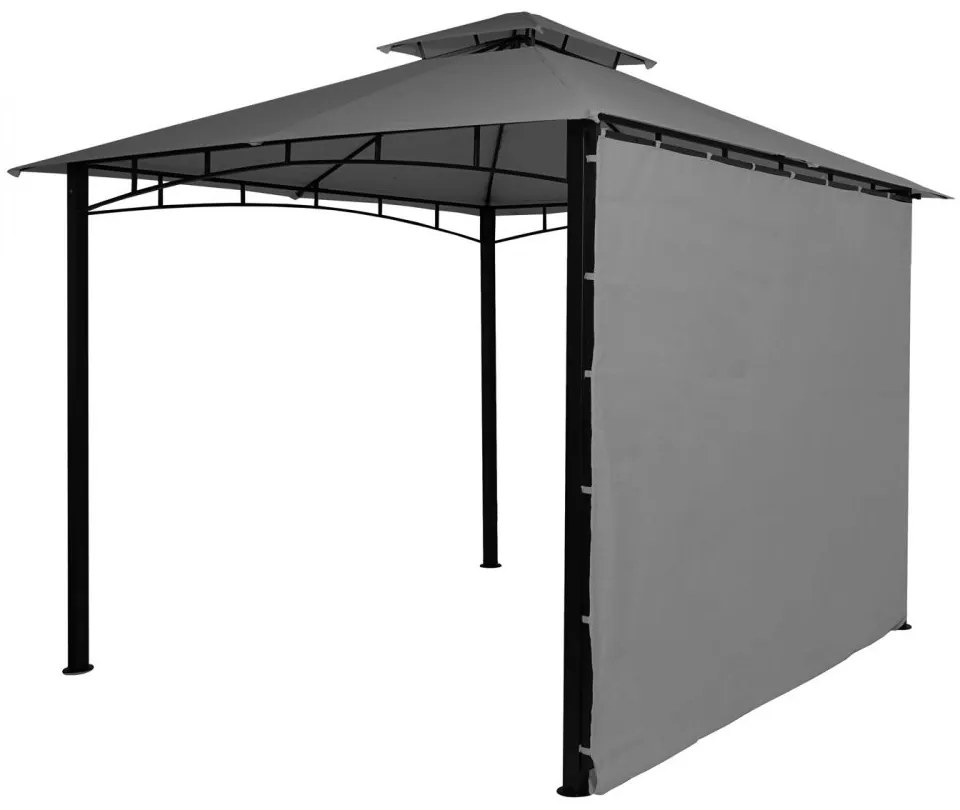 Pergola se stahovací střechou 2,5x2,5 m