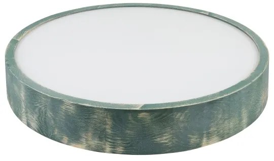 Brilagi - Stropné svietidlo PINO 3xE27/15W/230V borovica/zelená pr. 47,5 cm