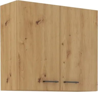 Horná kuchynská skrinka Modena, 80 cm, dub artisan%