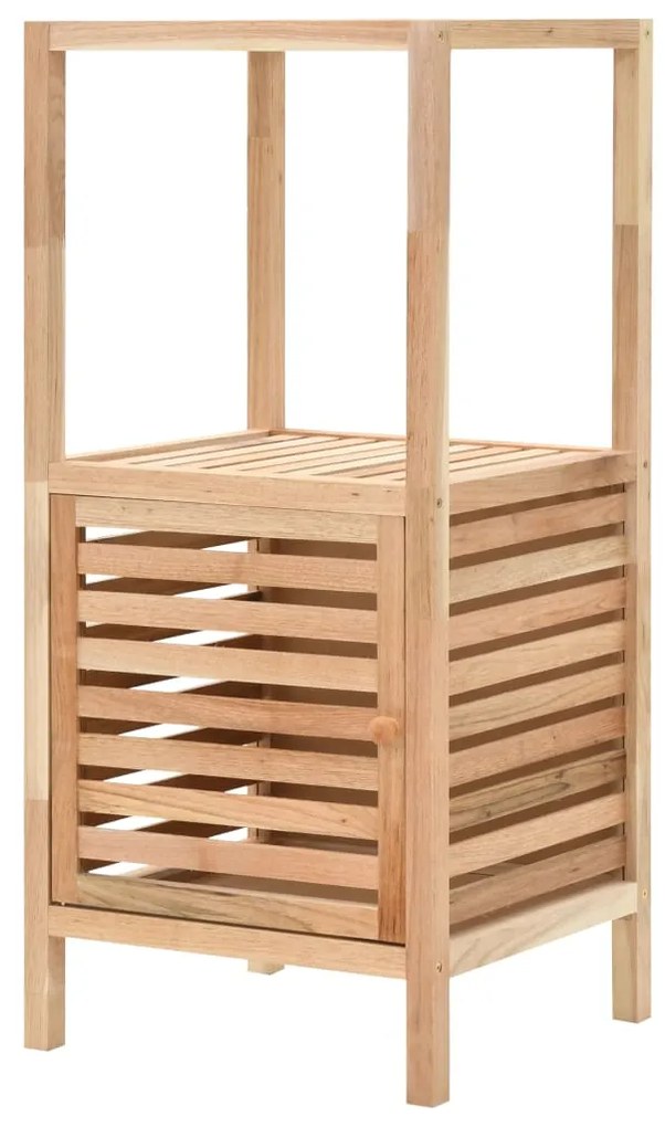 vidaXL Úložná skrinka do kúpeľne z orechového dreva 39,5x35,5x86 cm