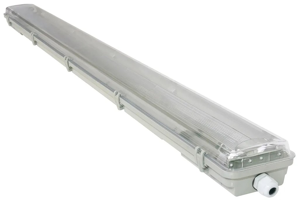 BERGE Svietidlo pre LED trubice BRGTRU066 - T8 - 2 x 120cm - 230V - IP65 - ver2