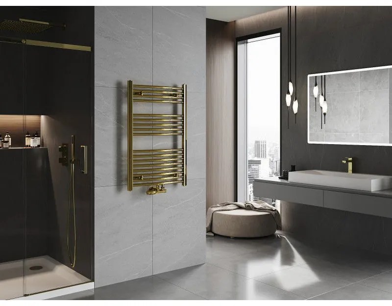 Mexen Ares, vykurovacie teleso 900x600 mm, 342 W, zlatá lesklá, W102-0900-600-00-50