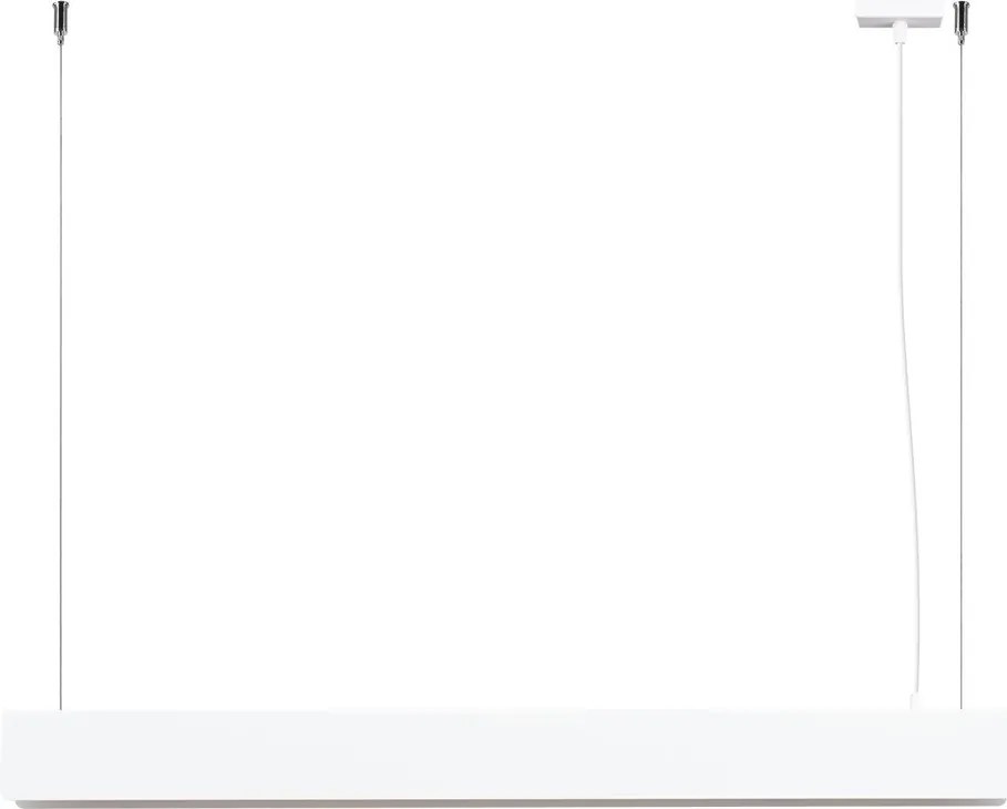 Biele kovové LED závesné svietidlo Nebula – Sollux