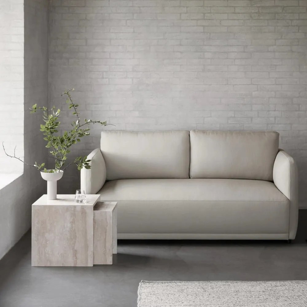 Kamenné odkladacie stolíky v súprave 2 ks 45x45 cm VARU – Blomus