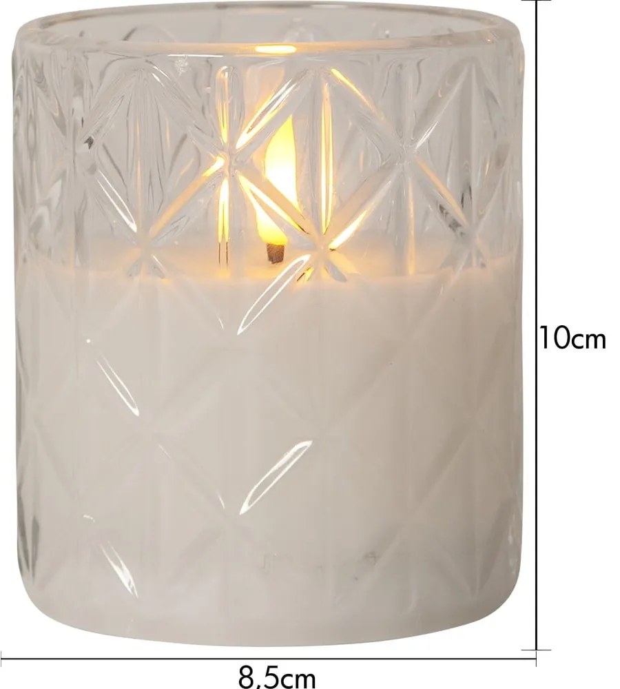 LED sviečka na baterky (výška 10 cm) Flamme Romb – Star Trading