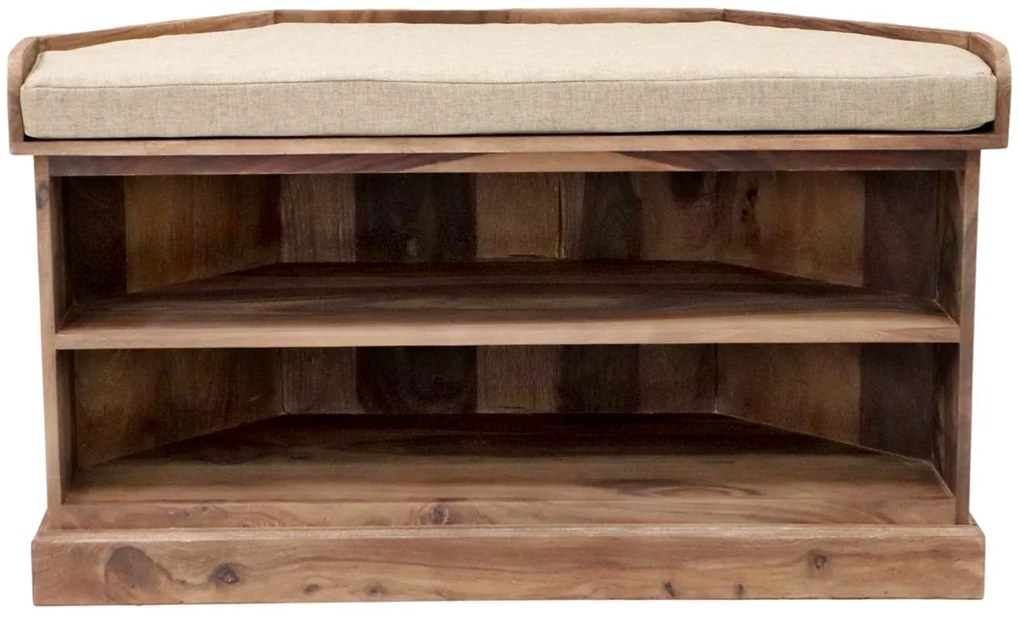 furniture-nabytek.cz - Rohový botník drevo palisander 105x60x40