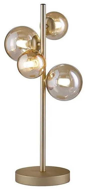 Wofi 8014.04.14.9000 - LED Stolná lampa 4xG9/3W/230V zlatá