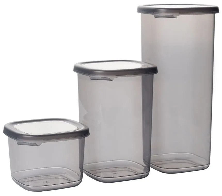 Plastové dózy v súprave 15 ks na potraviny Fresco – Hermia