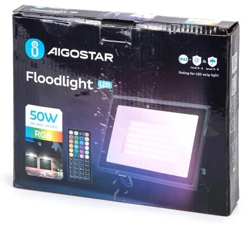 Aigostar - LED RGB Reflektor LED/50W/230V IP65 + DO