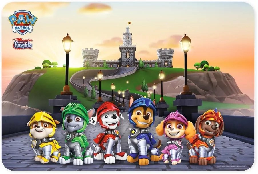 Detská hracia podložka Paw Patrol - Labková patrola Castle HOKPPU1015-73968, ultra mäkký 100x150cm, Impol Trade