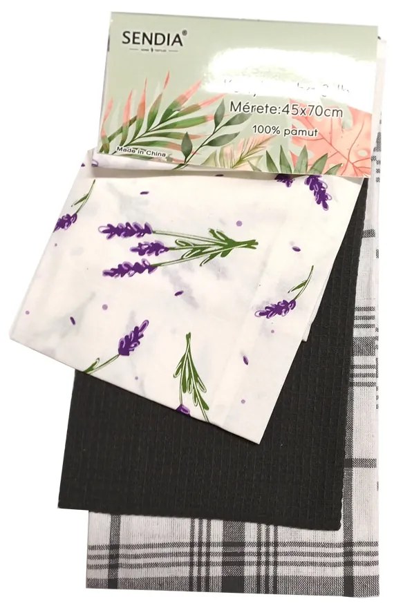 Bavlnené kuchynské utierky Laven 3ks