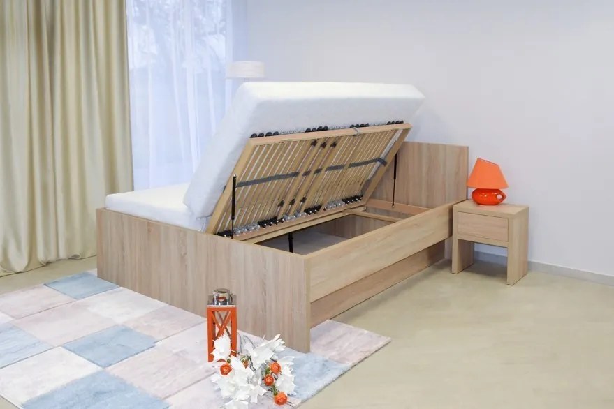 Ahorn TROPEA - moderná lamino posteľ s plným čelom 120 x 190 cm, lamino