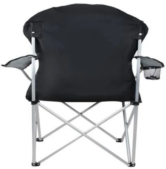 Malatec 2300 Záhradná a kempingová stolička čalúnená šedá