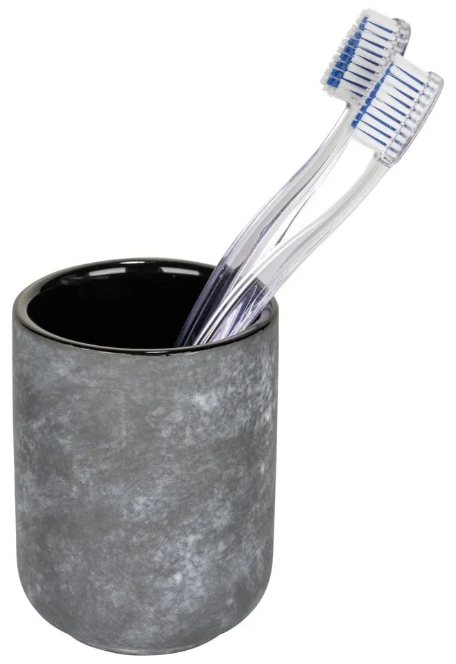 Sivý keramický téglik na zubné kefky Sacile – Wenko