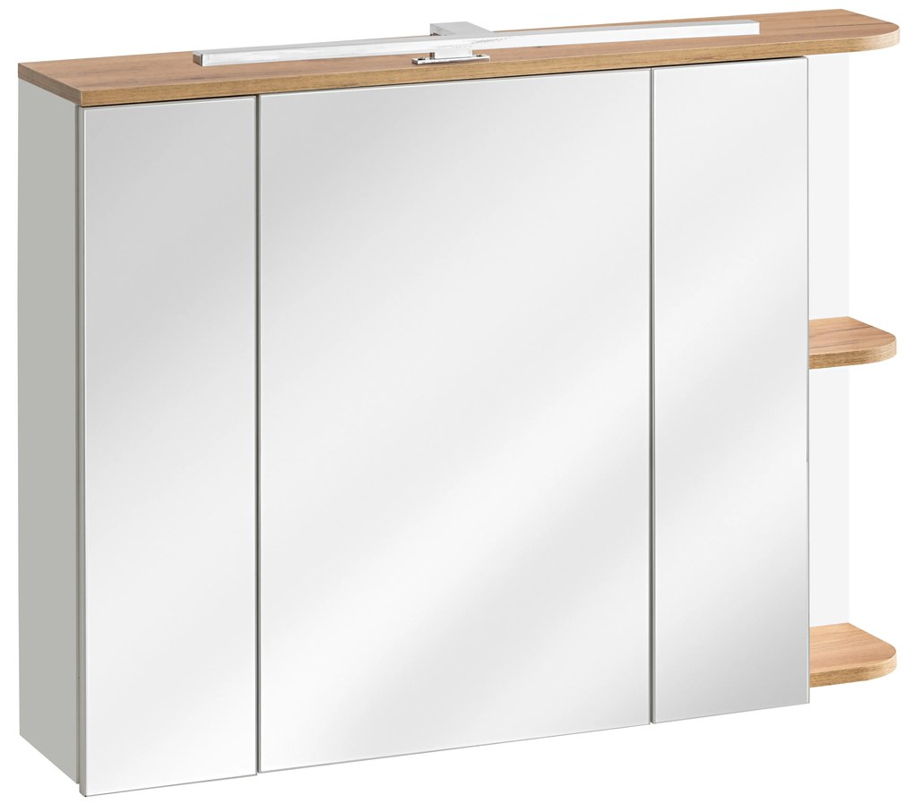 Kúpeľňová závesná skrinka SWIFT so zrkadlom 94 cm