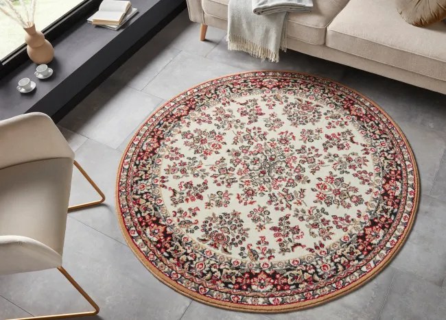 Koberec Hanse Home Oriental horčicový / krémový kruh