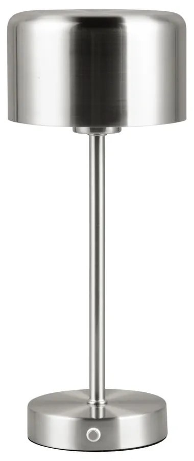 LED stmievateľná stolová lampa v striebornej farbe (výška 30 cm) Jeff – Reality