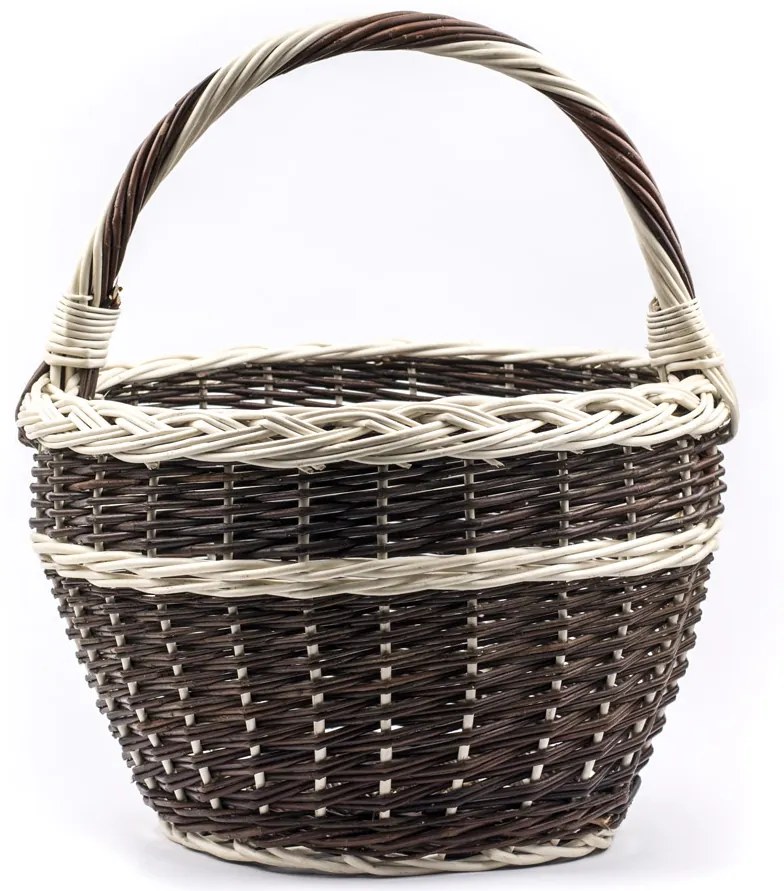 Kôš záhradný prútený Crop VII.priemer 40 x v. 27/50 (cm)