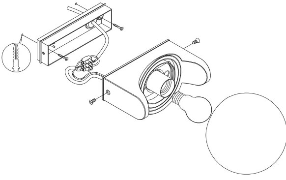 Eglo 99572 - Vonkajšie nástenné svietidlo RUBIO 1xE27/15W/230V IP44