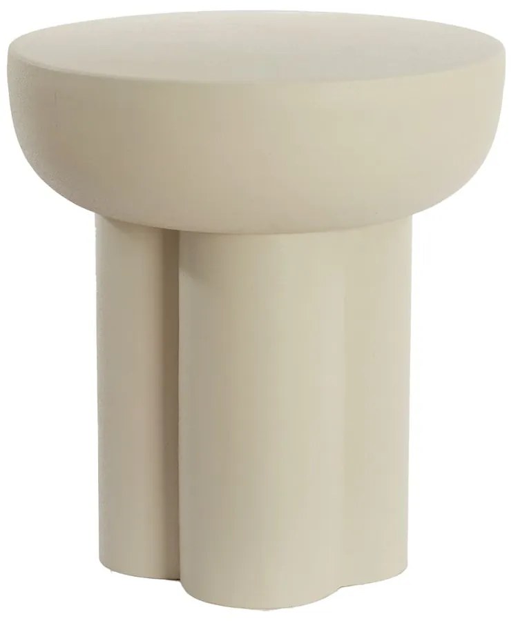 Kovový okrúhly odkladací stolík ø 46 cm Mikola – Light & Living