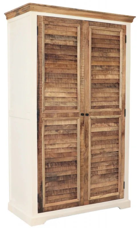 Skriňa Agni 120x200x60 z indický masív mango