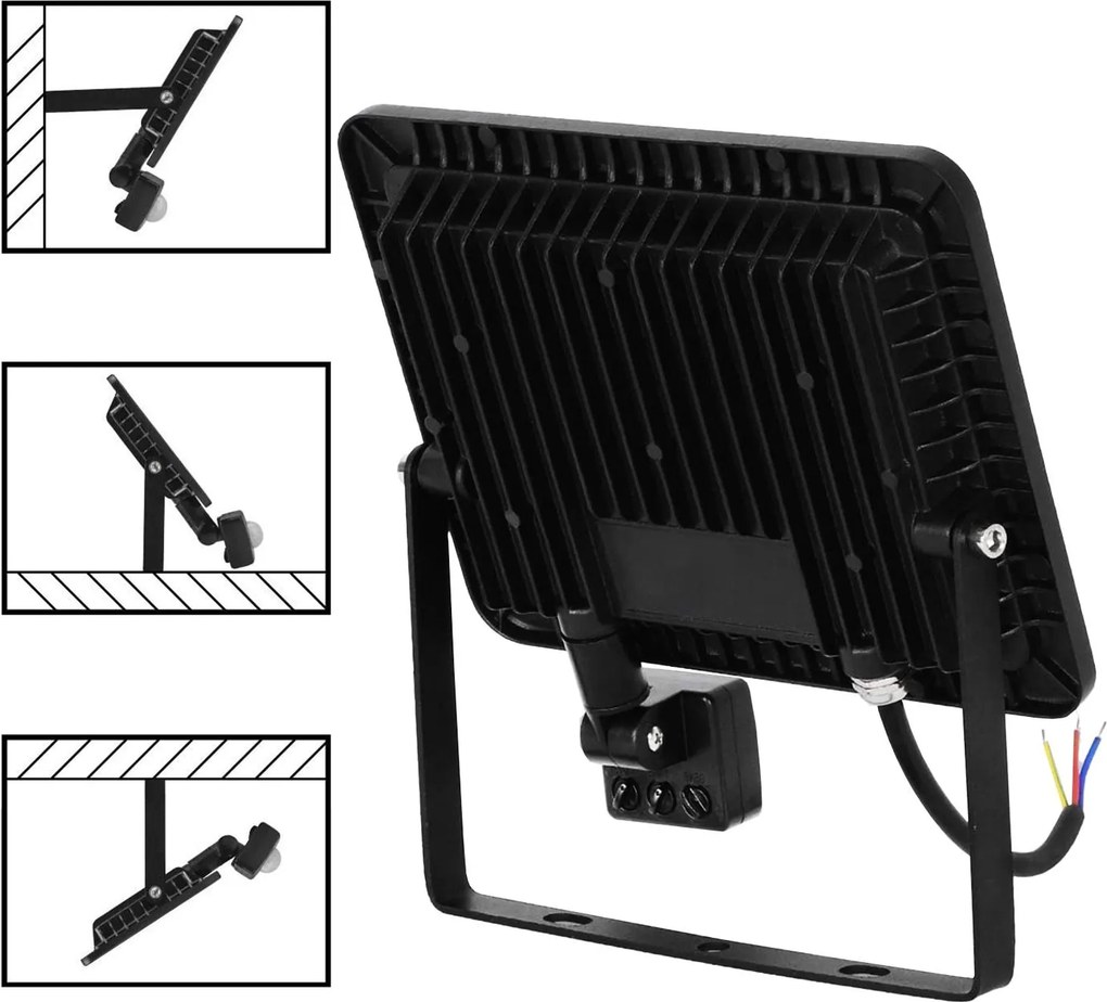 Toolight Toolight, LED panel so snímačom pohybu 13x10,5cm, 30W, 2700lm, 4000K, RSL007-30NS, OSW-10213