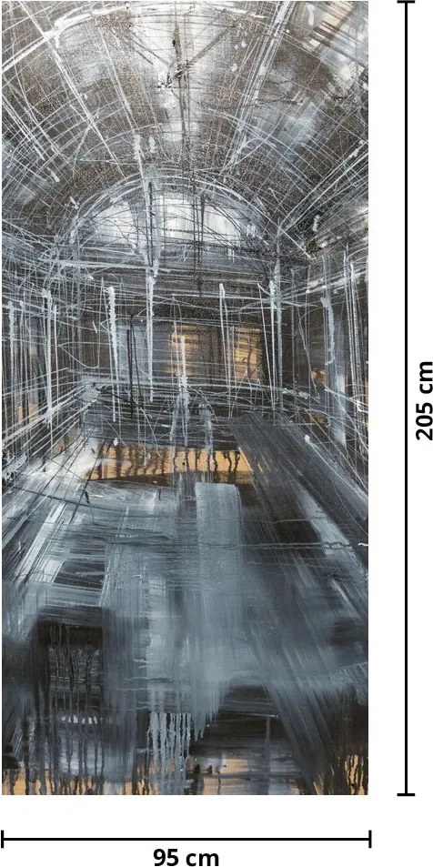 Fototapeta na dvere - Interiér starej budovy (95x205cm)
