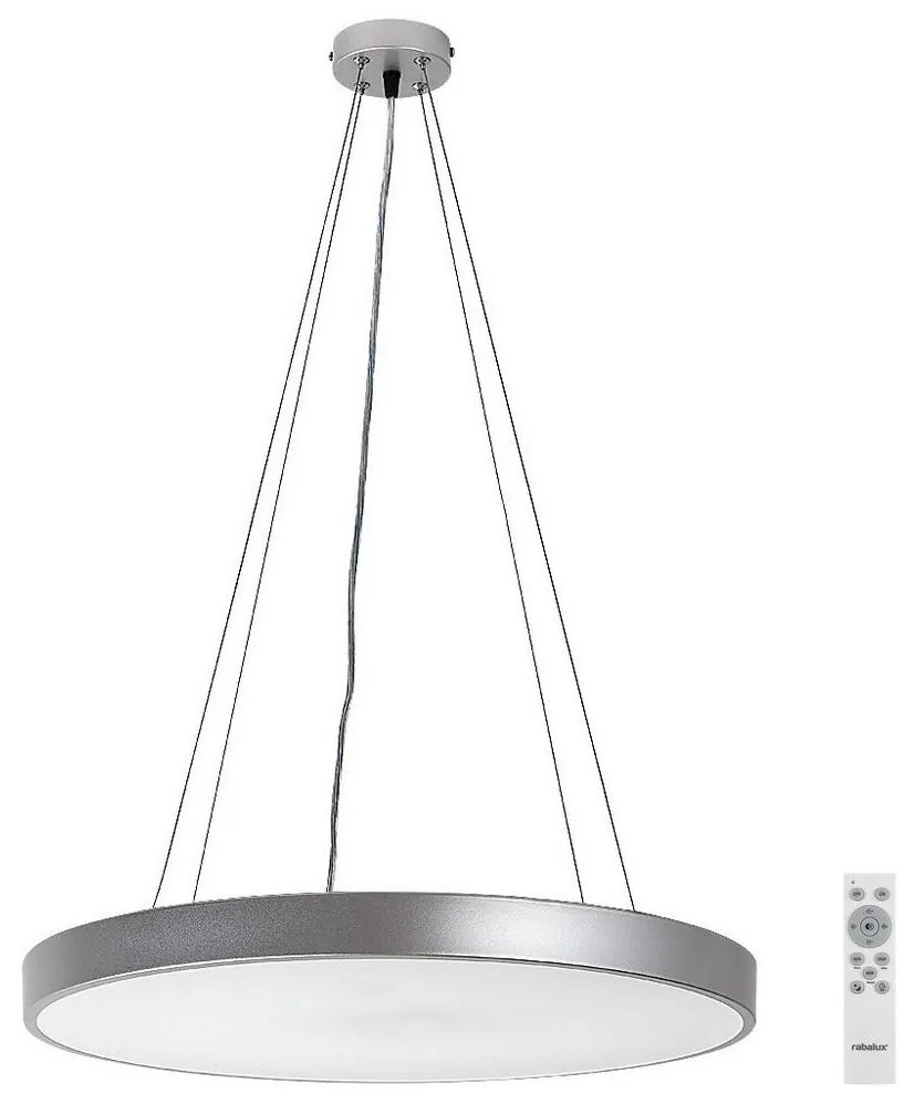 Rabalux 71042 - LED Stmievateľný luster na lanku TESIA LED/60W/230V strieborná + DO RL71042