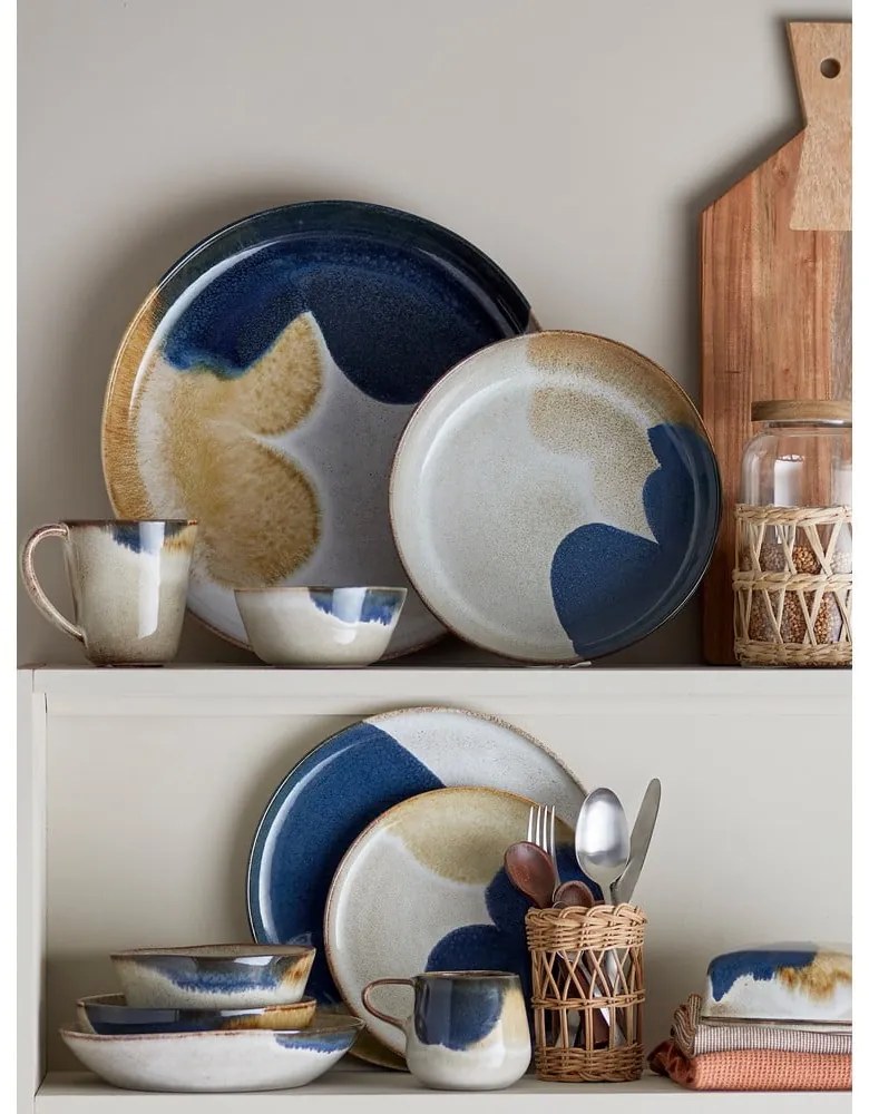 Kameninová jedálenská súprava 12 ks Jules – Bloomingville