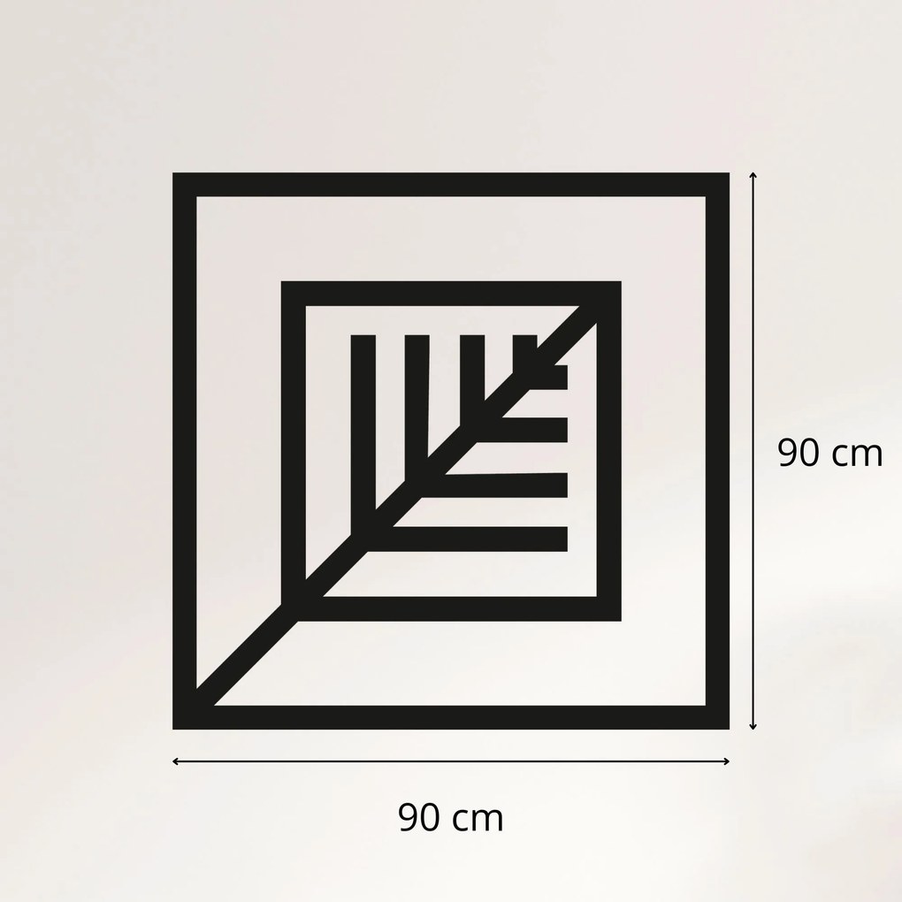SENTOP | Geometrická drevená dekorácia na stenu – Moderný dizajn | SENTOP HDF0397-B