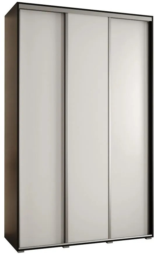 Skriňa 45 Canaris 1 160 čierna/biela/silver