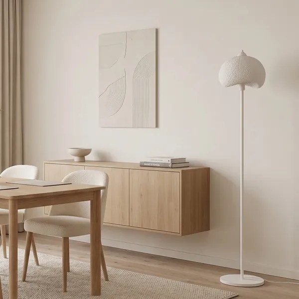 Brilagi - Stojacia lampa WABI SABI 1xE27/40W/230V biela