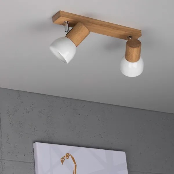 Spot-Light 2224274 - Bodové svietidlo SVENDA 2xE27/60W/230V