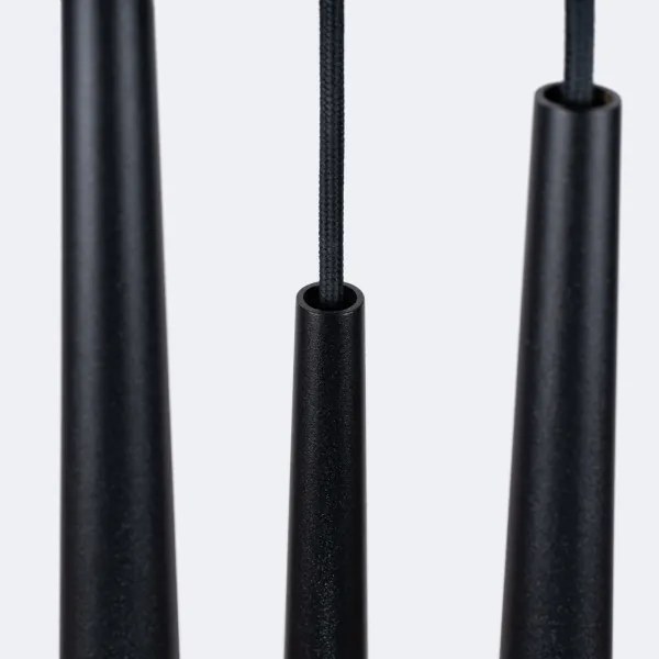 Sollux SL.1463 - Luster na lanku BLISS 3xG9/8W/230V čierna