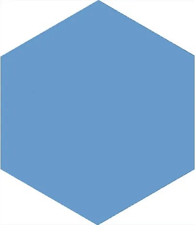 Cementová dlažba Hexa M31 - Farba: more | Articima