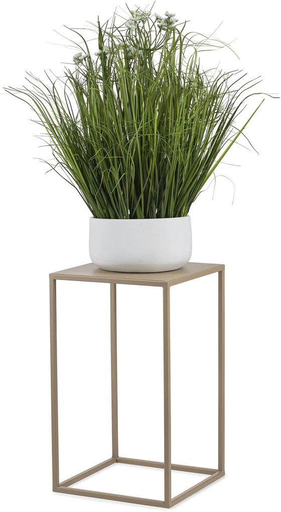STOJAN NA KVETINÁČ SIMPLE 40X24X24 CM BÉŽOVÁ