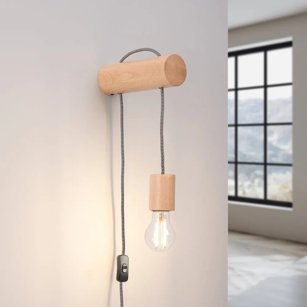 Nástenné svietidlo v prírodnej farbe Arcadia – Nice Lamps