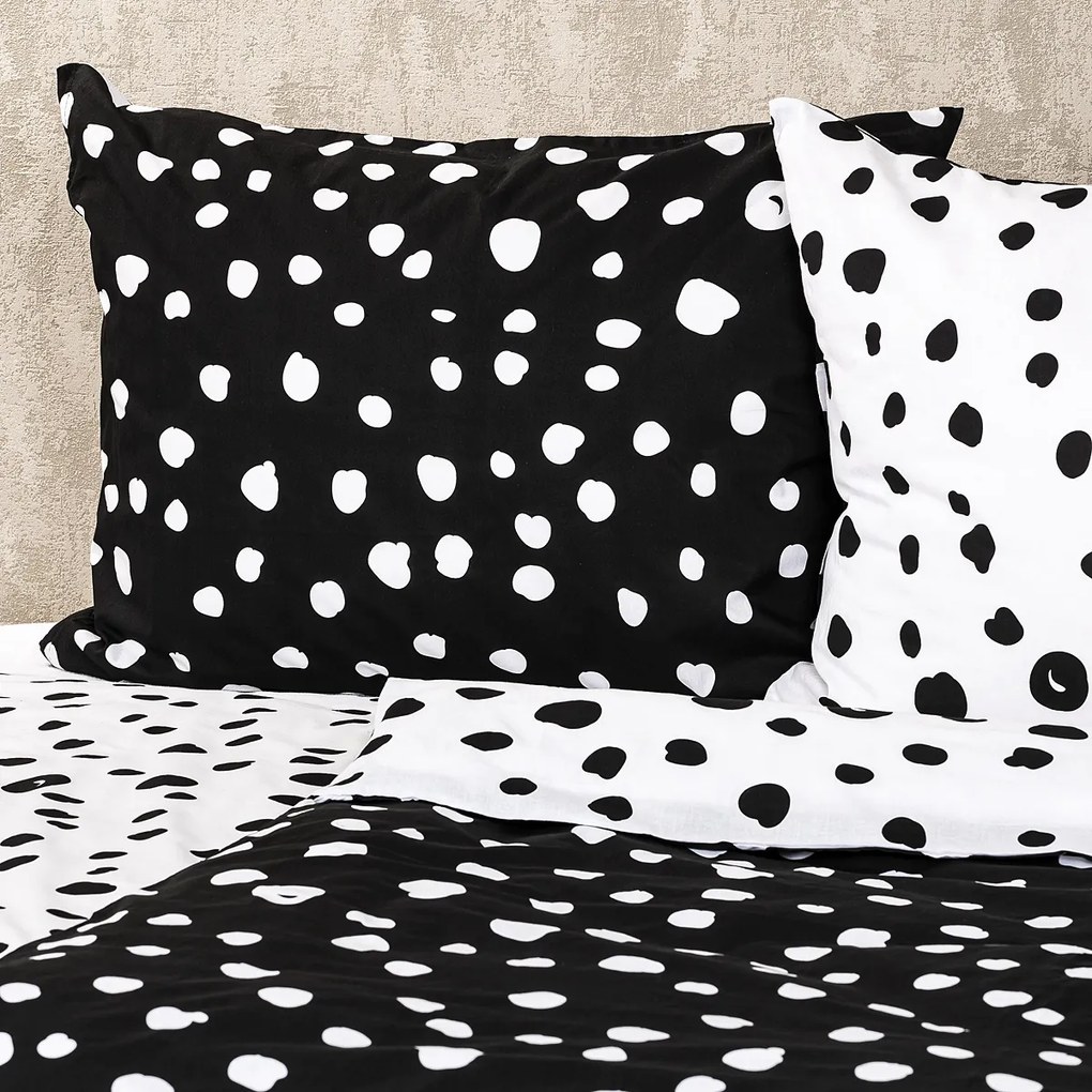 4Home Bavlnené obliečky Dalmatin reverse, 140 x 200 cm, 70 x 90 cm