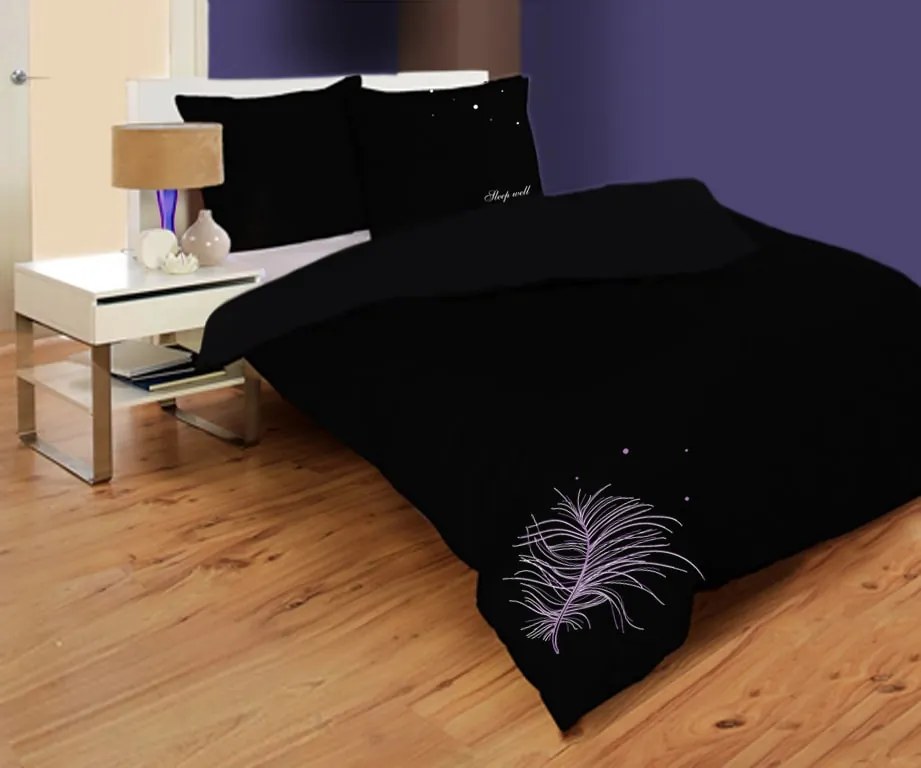 Áčko a.s. Ružomberok Posteľné obliečky SLEEP WELL ČIERNA